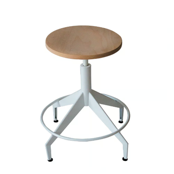 SHUTTLE - Wooden barstool height-adjustable by Vela Arredamenti - view 3
